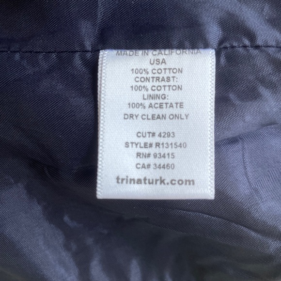 Bold Trina Turk Jacket Size 10 - Picture 7 of 8